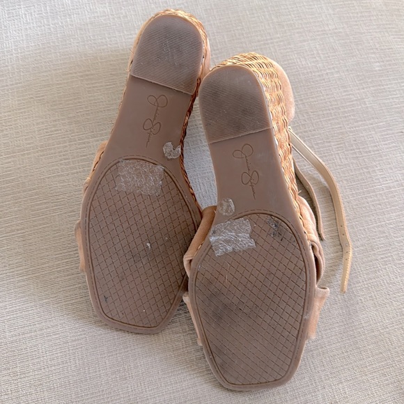 Once worn Bow Wedges - Picture 4 of 5